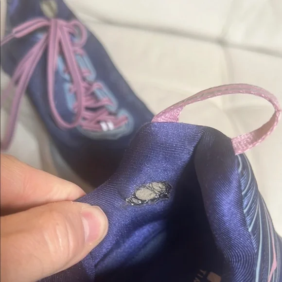 Hoka Navy and Purple Athletic Shoes Size 8.5 - Picture 8 of 13